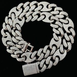14mm Gucci/Cuban Link Chain Iced Out
